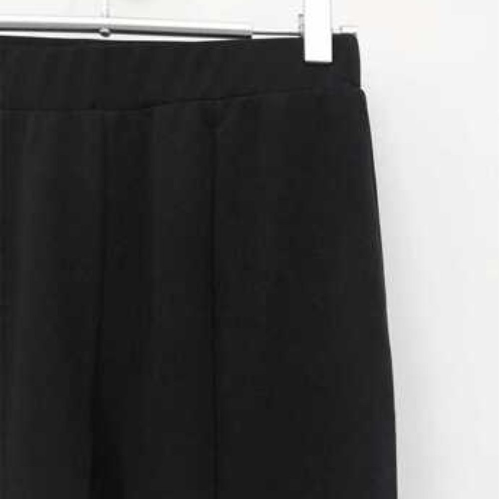 Slit flared dress pants high waist minimalist - Picture 7 of 12